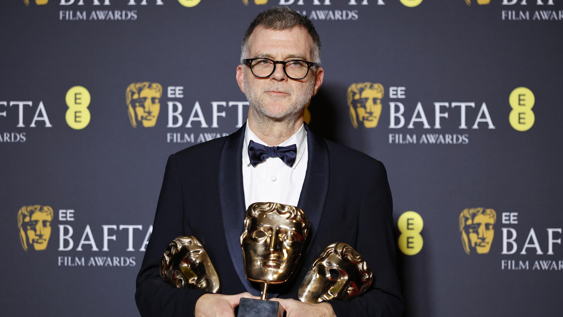 "One Battle After Another"-Regisseur Paul Thomas Anderson bei den Bafta-Awards in London am 22.02.2026.