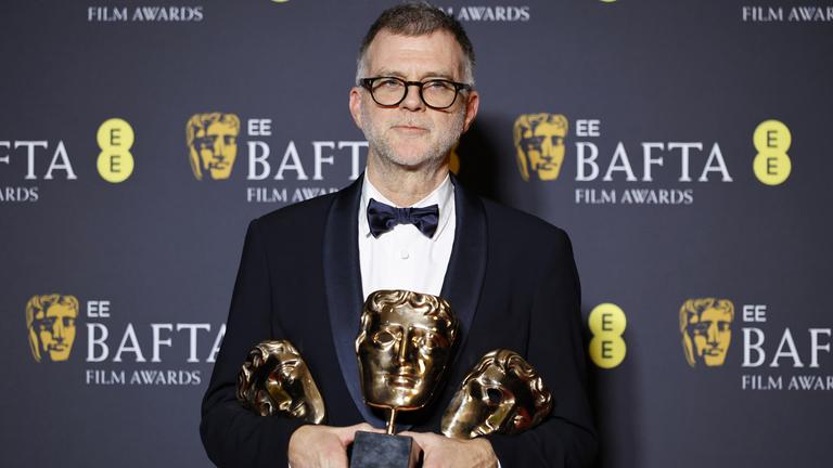 "One Battle After Another"-Regisseur Paul Thomas Anderson bei den Bafta-Awards in London am 22.02.2026.