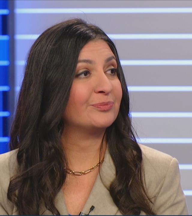 Pegah Edalatian von den Grünen mit einer Reaktion zur Bürgerschaftswahl in Hamburg.