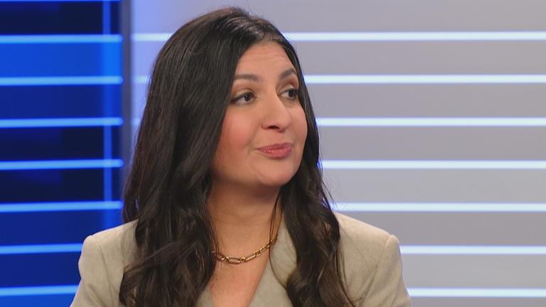 Pegah Edalatian von den Grünen mit einer Reaktion zur Bürgerschaftswahl in Hamburg.