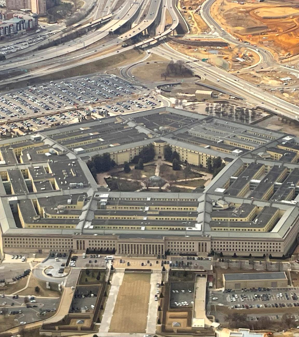 Luftaufnahme des Pentagon