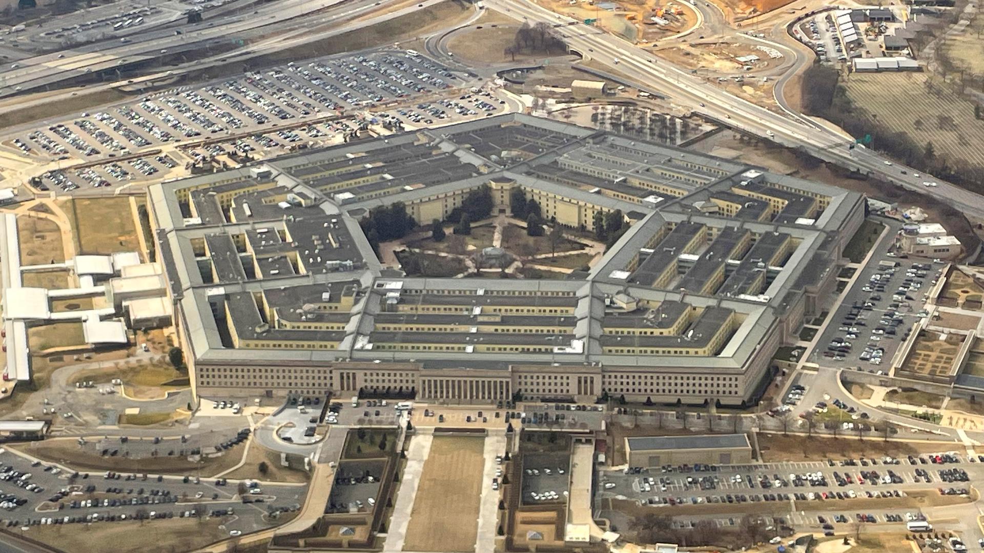 Luftaufnahme des Pentagon