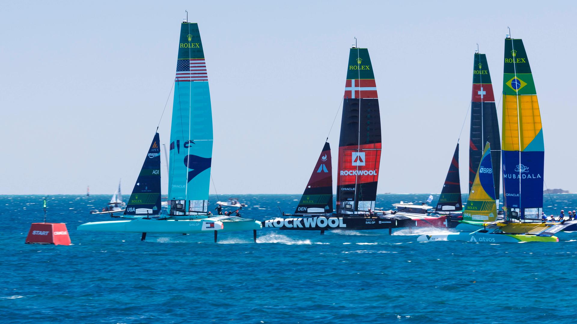 Rockwool Racing beim Training