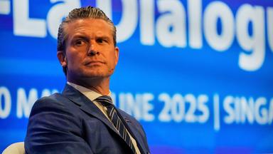 U.S. Verteidigungsminister Pete Hegseth auf dem Shangri-La Dialog Gipfel in Singapur am 31.05.2025.