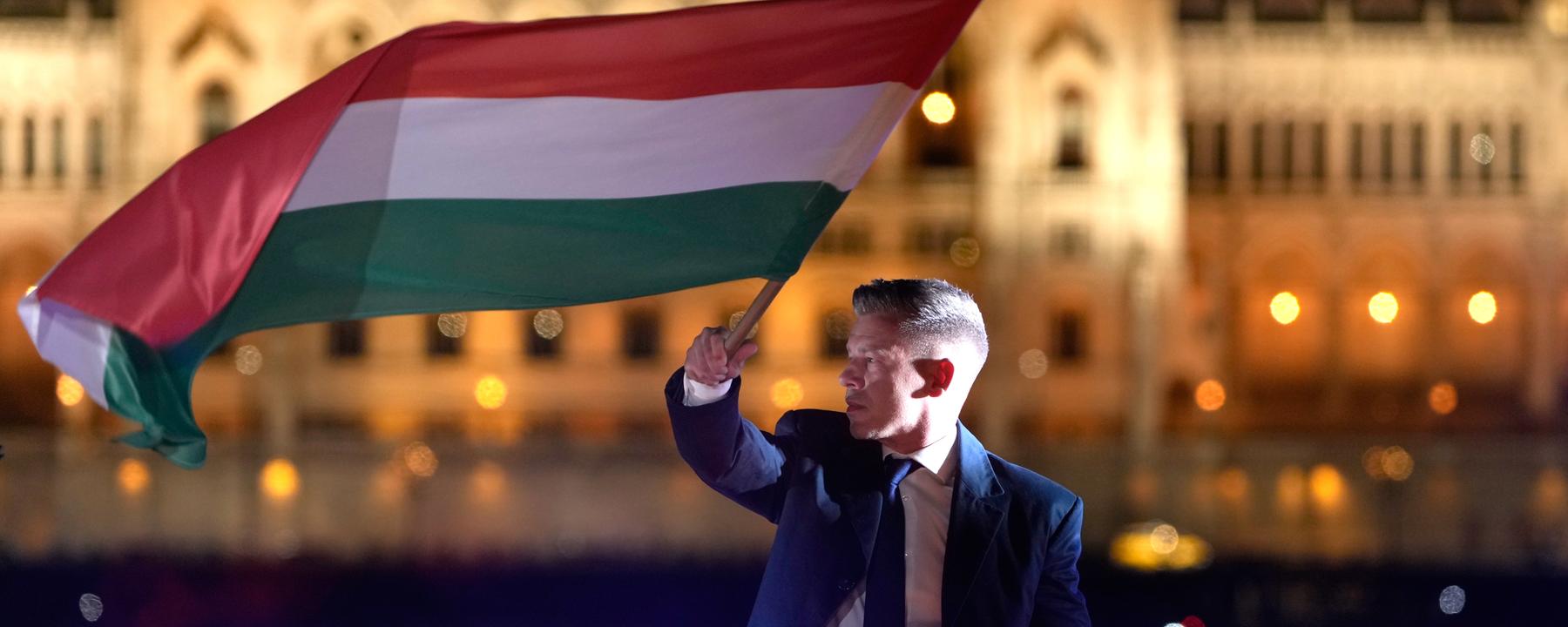 Wahlsieger in Ungarn: Oppositionsführer Peter Magyar 