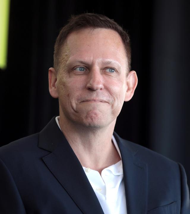 US-Milliardär Peter Thiel hält eine Rede auf dem Converge Tech Summit in Scottsdale, Arizona.
