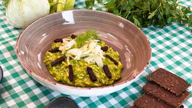 Petersilien-Risotto mit Fenchel