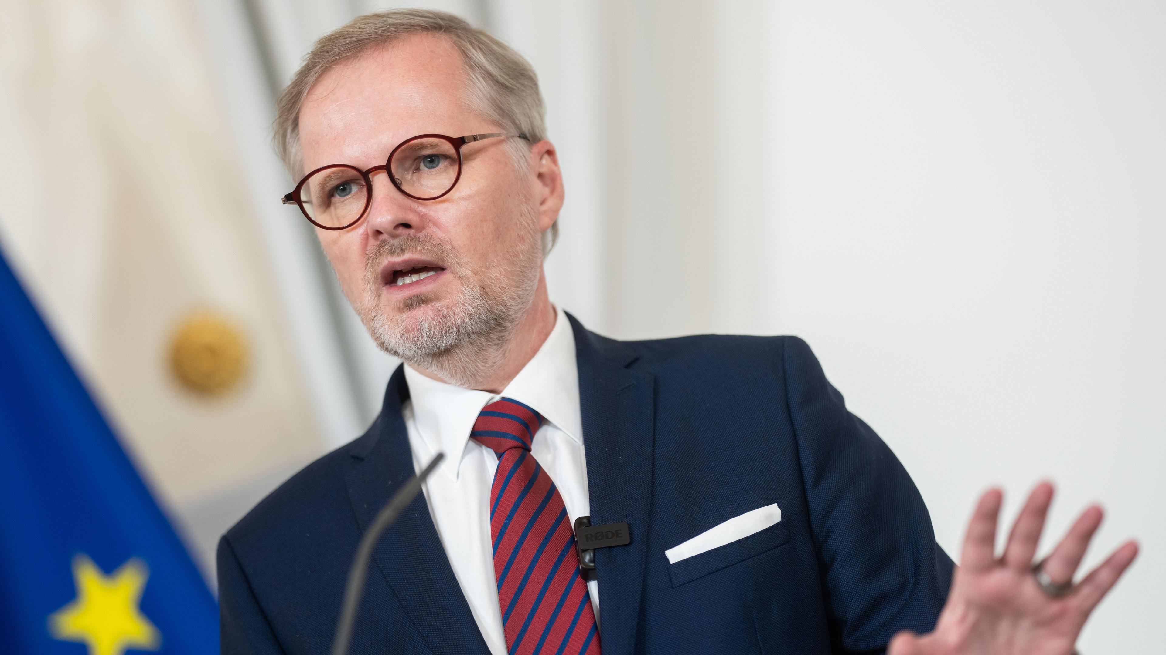 Der tschechische Ministerpräsident Petr Fiala.