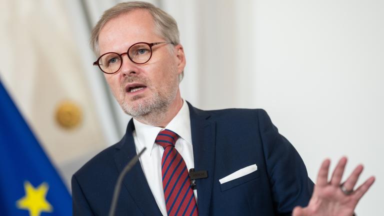 Der tschechische Ministerpräsident Petr Fiala.