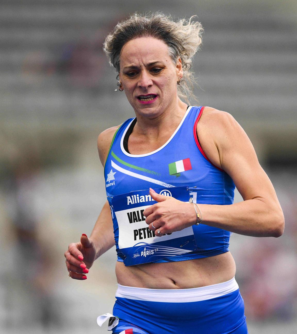 Valentina Petrillo im 200-Meter-Lauf bei der Para-WM 2023