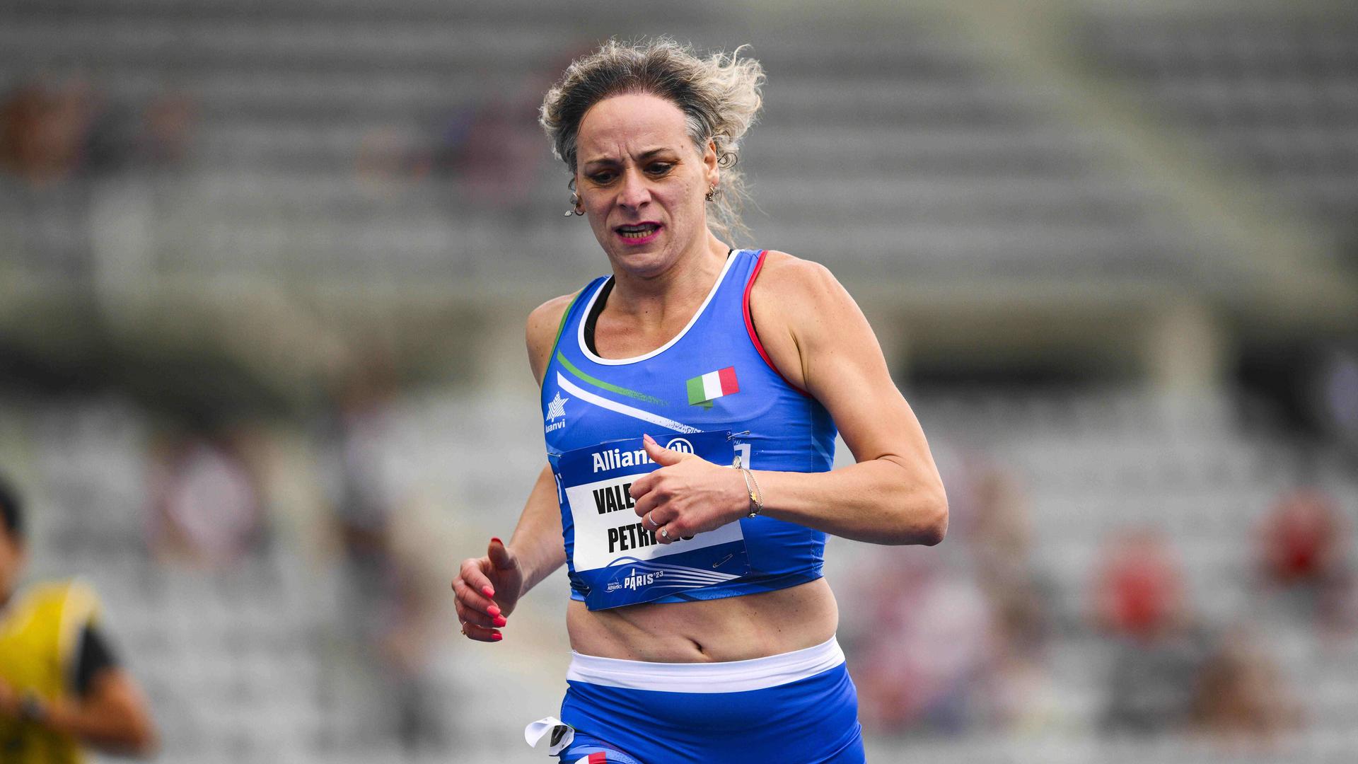 Valentina Petrillo im 200-Meter-Lauf bei der Para-WM 2023