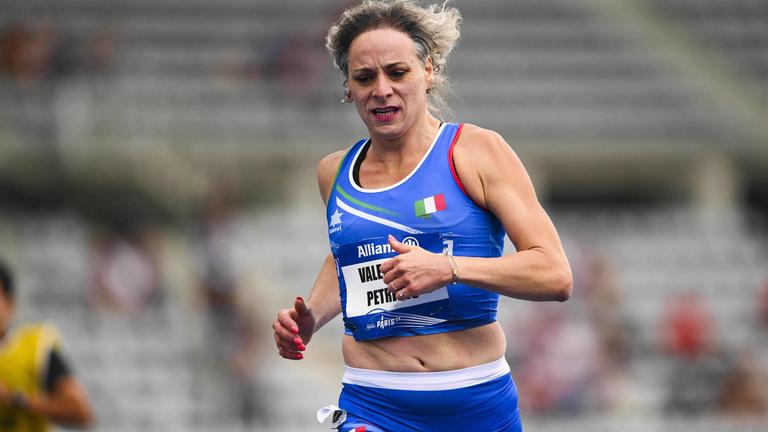 Valentina Petrillo im 200-Meter-Lauf bei der Para-WM 2023