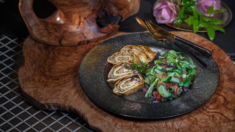 Pfannkuchen-Rouladen