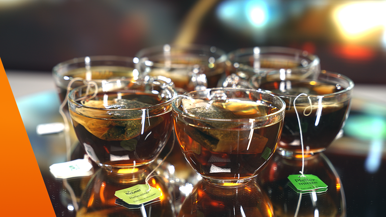 WISO checkt Pfefferminztee vom Discounter- und Marken