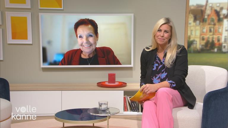 Karin Svete ist per Schalte Nadine Krüger im Volle-Kanne-Studio zugeschaltet.