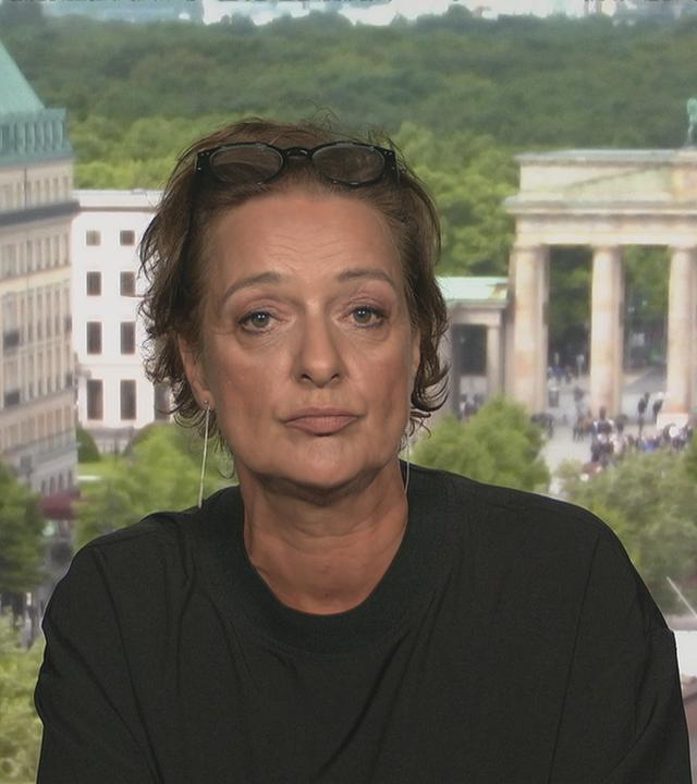 Britta Spiekermann in Schaltposition