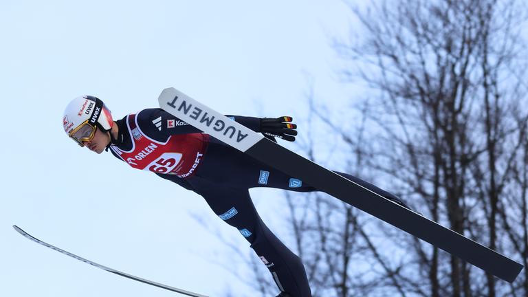 Philipp Raimund (Deutschland) ist in Aktion. 