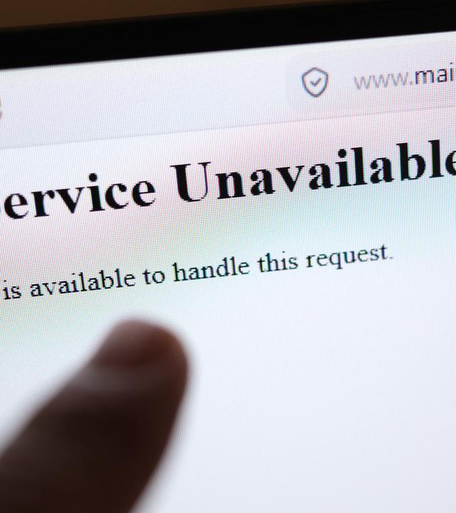Die Internetseite der Stadt Mainz ist nicht erreichbar, dargestellt wird ein Hinweis "503 Service Unavailable".