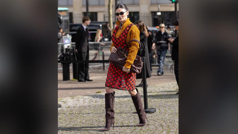 Schauspielerin und Model Pia Wurtzbach bei der Modenschau zur Miu Miu Damenkollektion Herbst/Winter 2026–2027 im Rahmen der Pariser Modewoche am 10.03.2026 in Paris, Frankreich. 