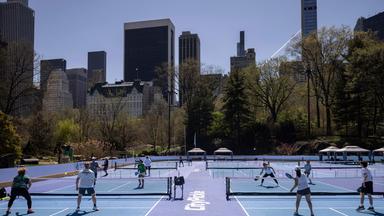 Pickleball im Central Park in New York