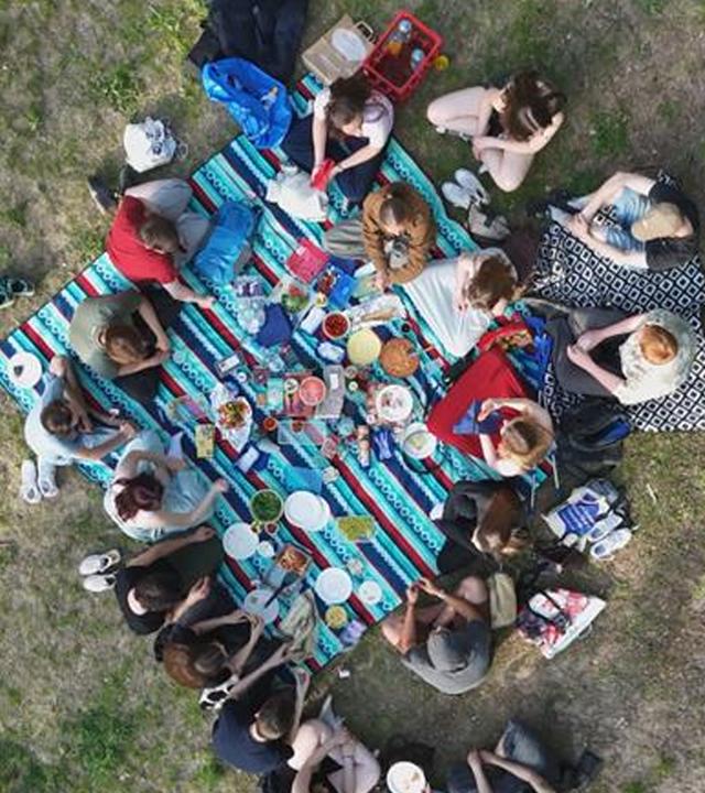 Picknick der Initiative Lehnitz Connect in Brandenburg