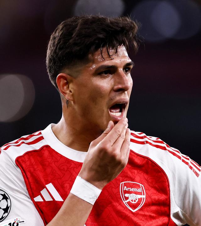 Fußballspieler des FC Arsenal London während eines Spiels der UEFA CHampions League gegen Sporting Lissabon in London am 15.04.2026. (Archiv)
