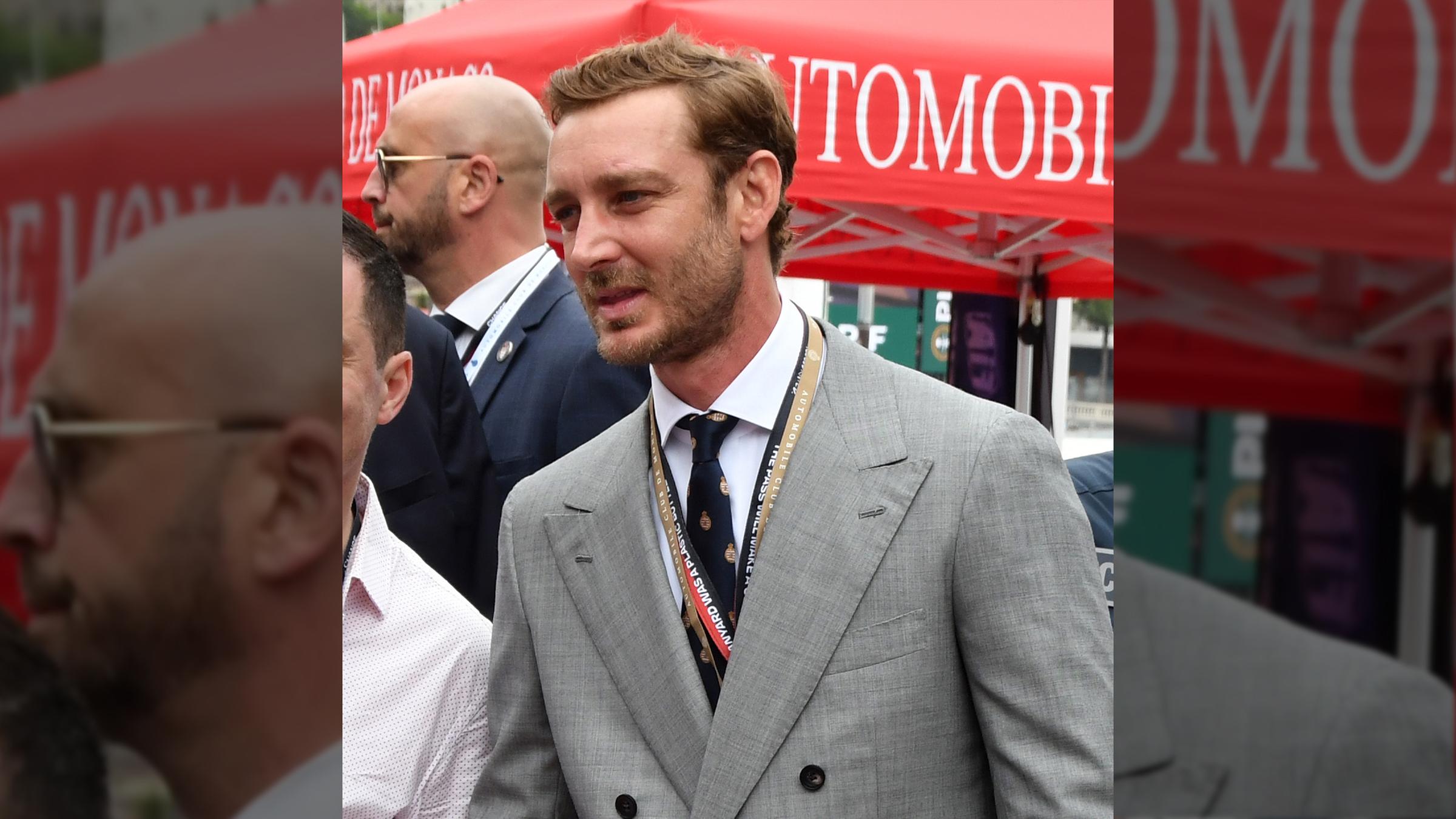 Pierre Casiraghi besucht den Monaco E-Prix, das 6. Rennen der FIA-Formel-E-Weltmeisterschaft 2025, auf dem Circuit de Monaco.