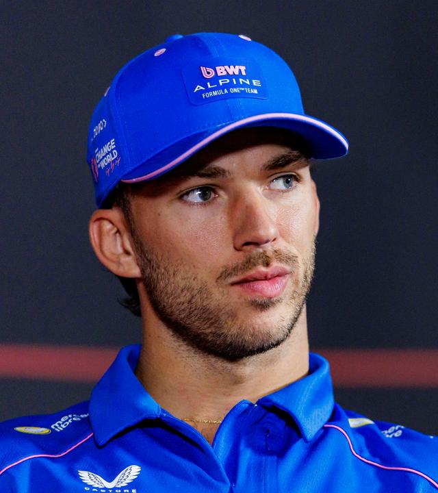 Pierre Gasly, Fahrer mit der Startnummer 10 des BWT Alpine Formula One Teams aus Frankreich, während der Pressekonferenz beim Formel-1-Grand-Prix von Italien 2026 am 03.09.2026.