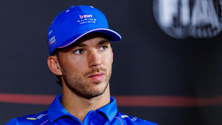 Pierre Gasly, Fahrer mit der Startnummer 10 des BWT Alpine Formula One Teams aus Frankreich, während der Pressekonferenz beim Formel-1-Grand-Prix von Italien 2026 am 03.09.2026.