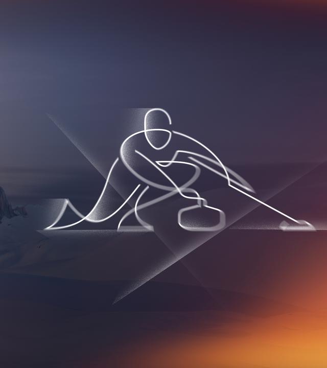Piktogramm: Curling