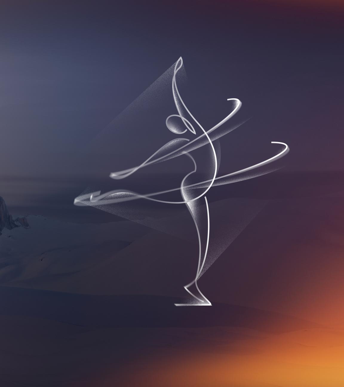 Piktogramm: Eiskunstlauf