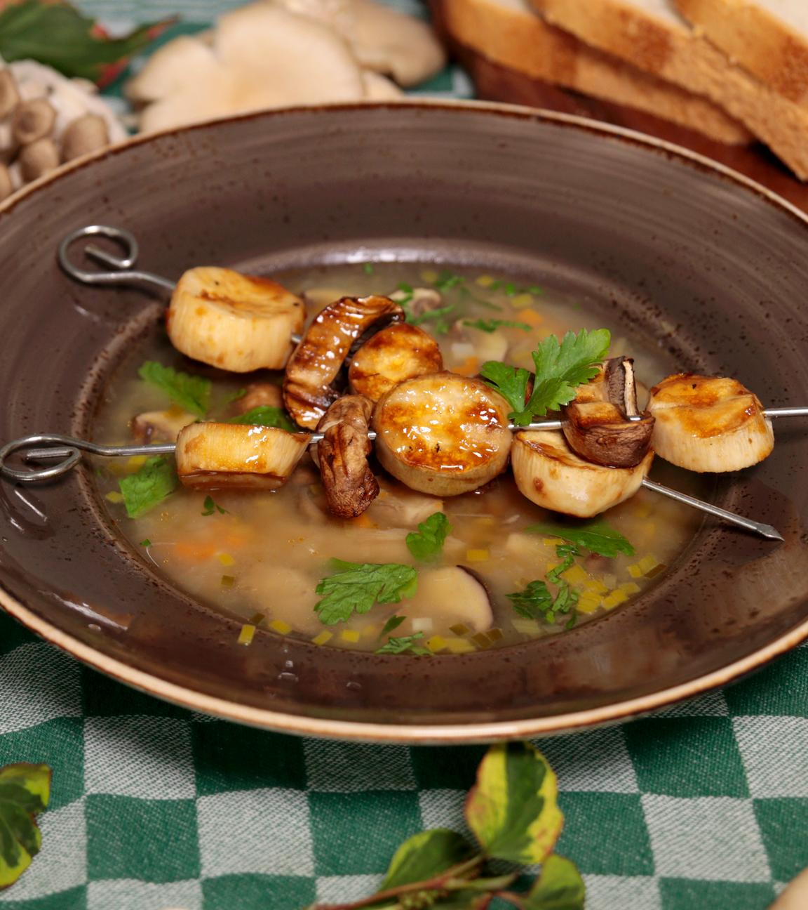 Pilz-Graupensuppe