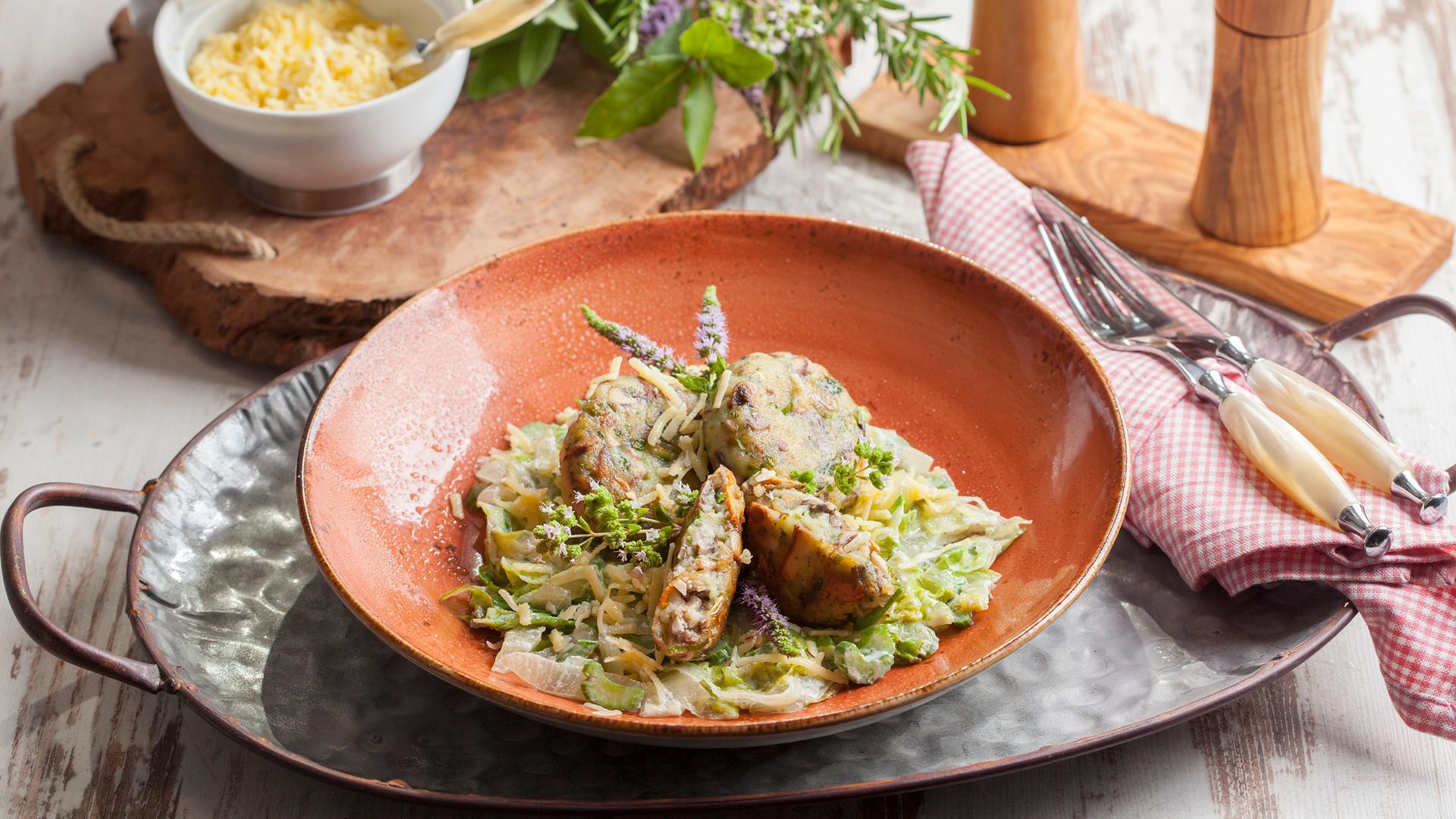 Pilz-Kartoffelpflanzerl 