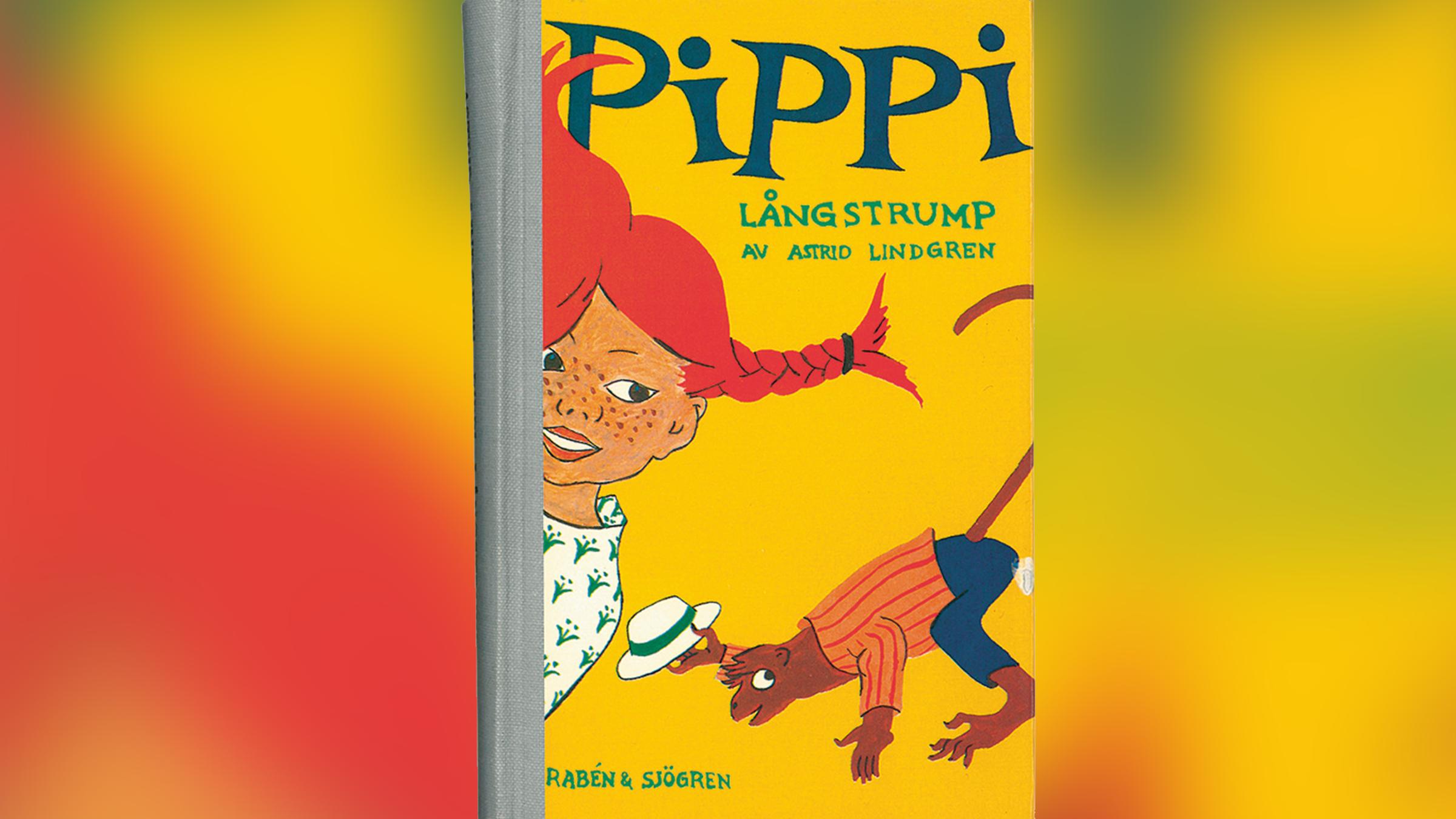  Auf dem undatierten Handout ist der Buchdeckel der ersten Ausgabe des schwedischen Buches "Pippi Långstrump" (deutsch: "Pippi Langstrumpf") von Astrid Lindgren zu sehen