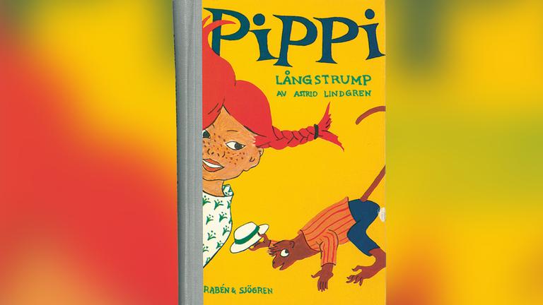  Auf dem undatierten Handout ist der Buchdeckel der ersten Ausgabe des schwedischen Buches "Pippi Långstrump" (deutsch: "Pippi Langstrumpf") von Astrid Lindgren zu sehen
