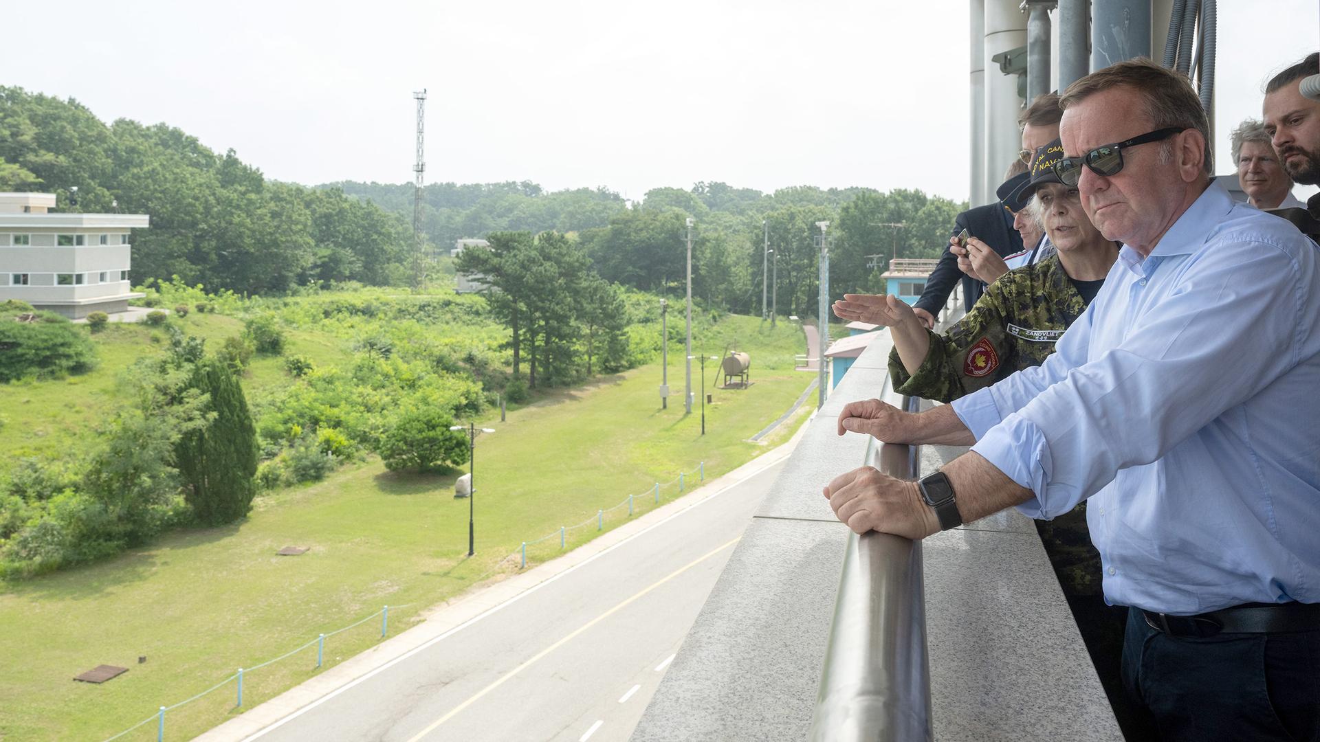 Boris Pistorius an der Demilitarisierten Zone zwischen Nord- und Südkorea