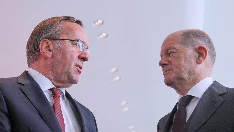 Boris Pistorius und Olaf Scholz