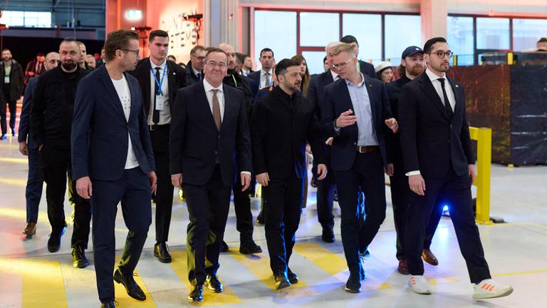 Wolodymyr Selenskyj und Boris Pistorius, AFP PHOTO / UKRAINIAN PRESIDENTIAL PRESS SERVICE