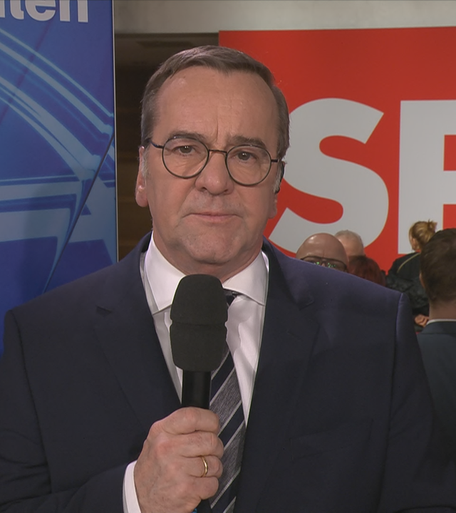 Pistorius von der SPD mit einer Reaktion zur Bundestagswahl 2025.