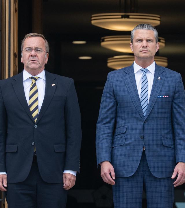 Pete Hegseth empfängt Boris Pistorius im Pentagon