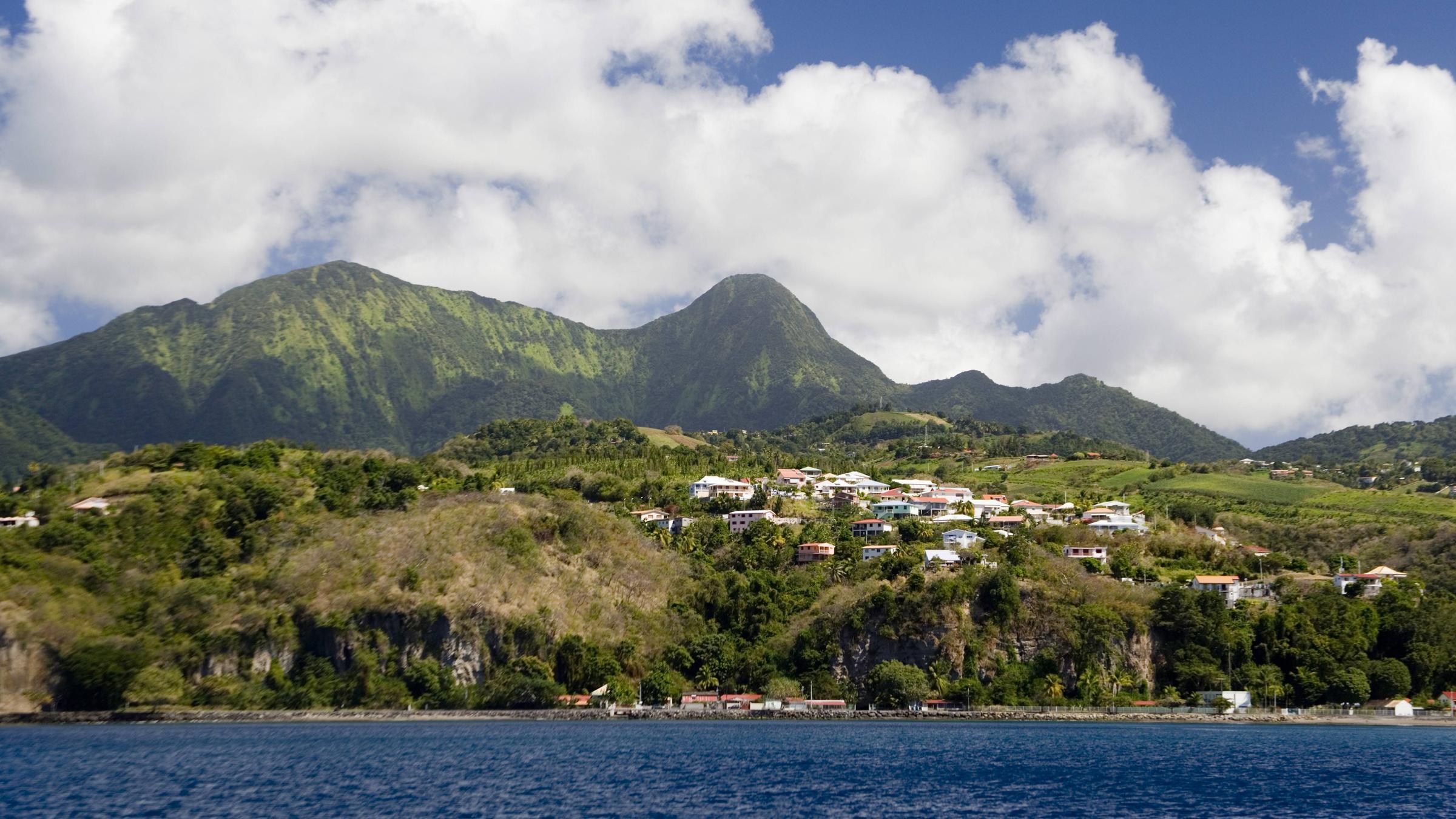 Gebirgszug Pitons du Carbet auf Martinique