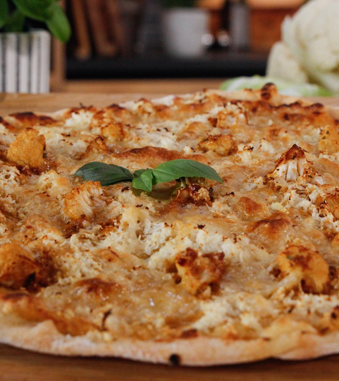 Vegane Pizza Bianca