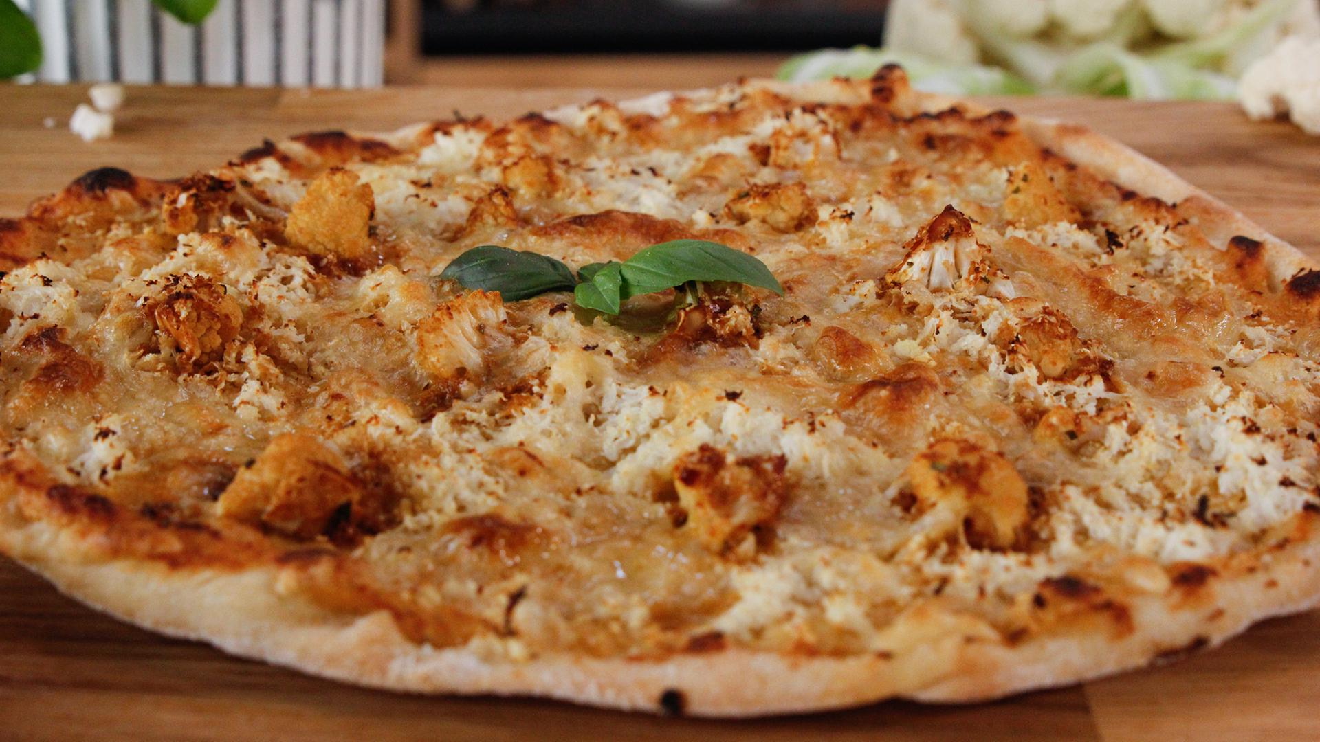 Vegane Pizza Bianca