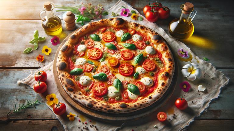 Bild einer Pizza - erstellt mit DALL-E