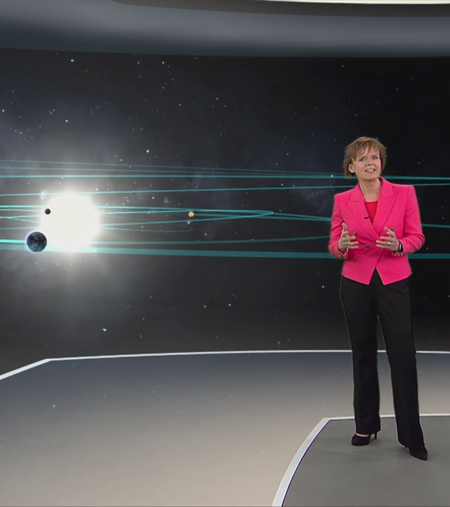 Erklärgrafik zur Planetenparade 2026