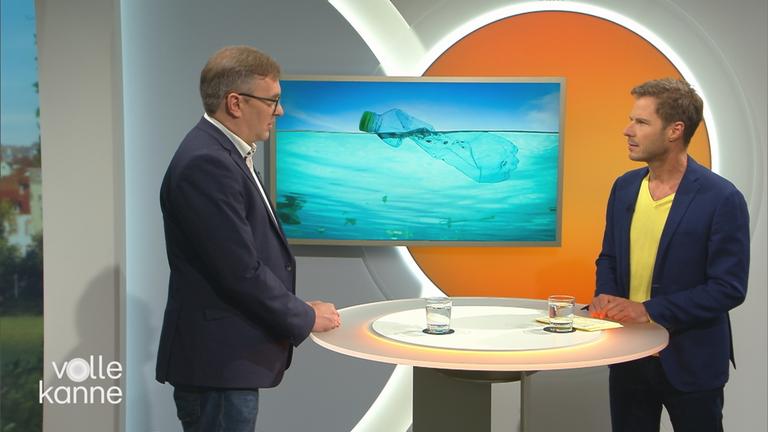 Interview im Studio zum Thema Plastikalternativen