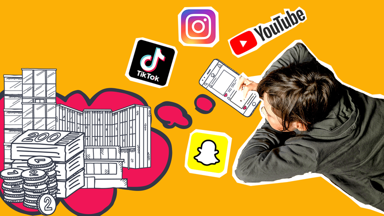 Plattformen Social Media