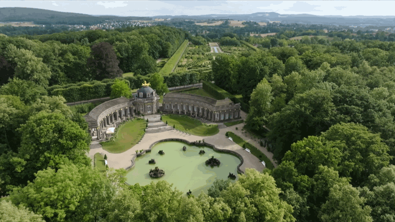 Platz im Schlossgarten - Eremitage