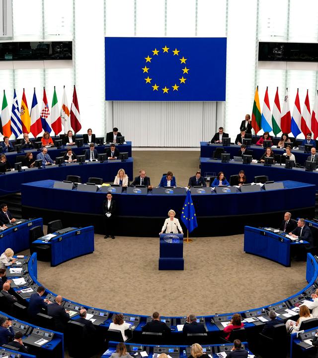 Plenarsitzung des Europäischen Parlaments in Straßburg