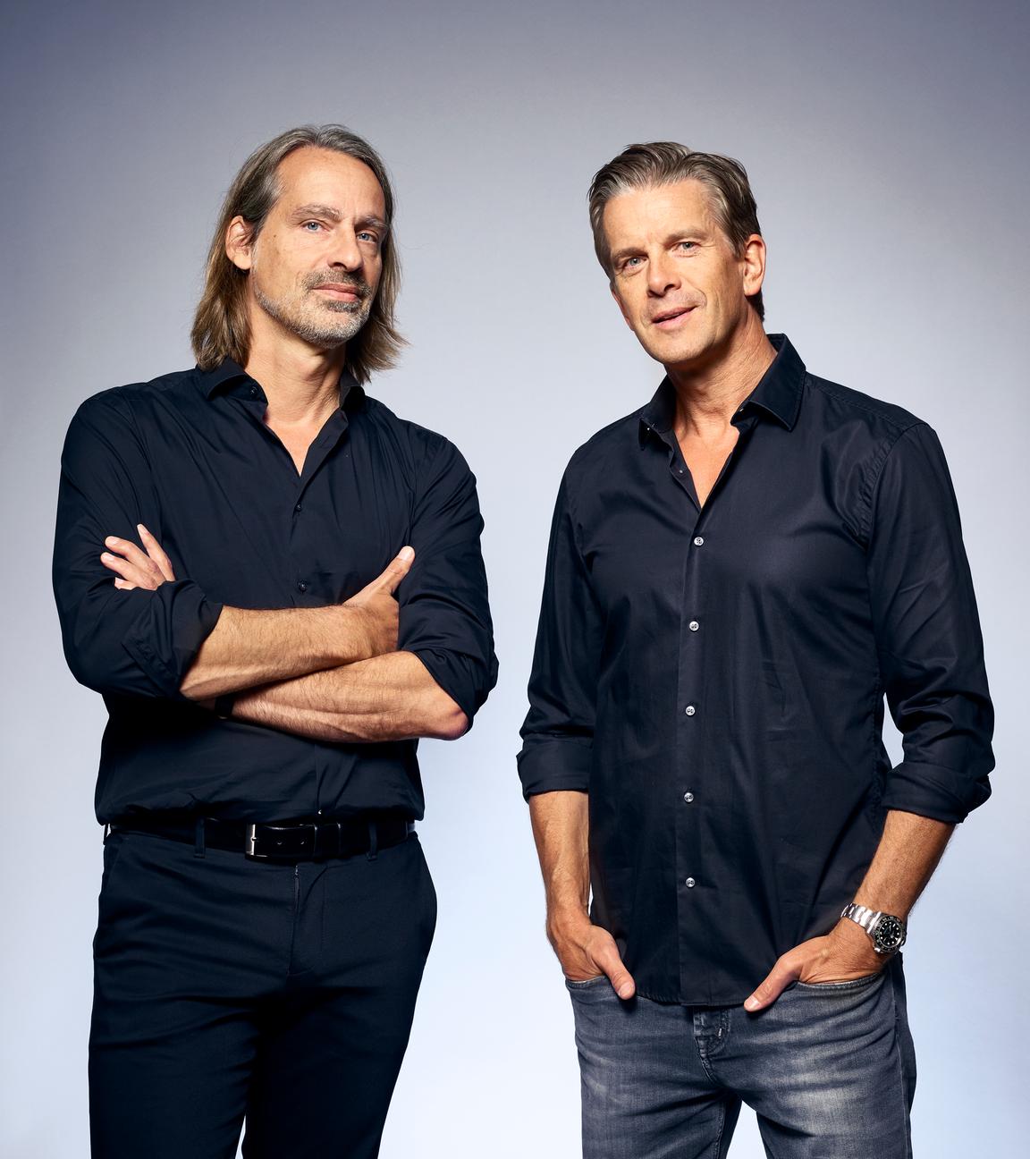 Podcast "Lanz & Precht": Markus Lanz und Richard David Precht